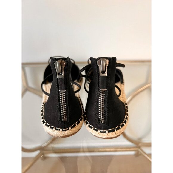 NEW  Eileen Fisher Lace d'Orsay Flat Nubuck Espadrilles SUZE 6 - Picture 5 of 8